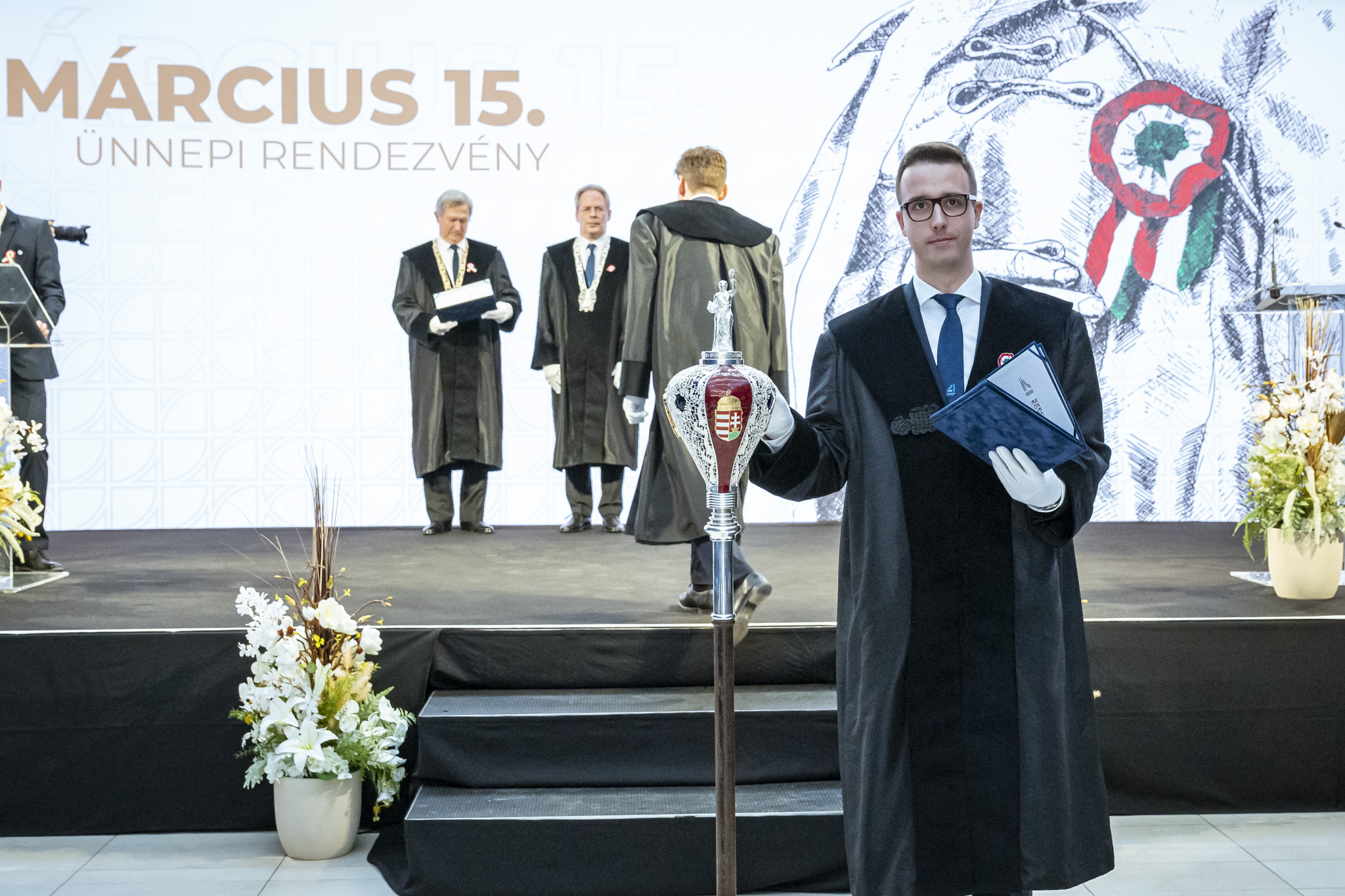 Doctoral gallery: The ceremony was completed by the conferral of doctoral degrees (Photo: András Adorján, Gergely Nagy / Széchenyi István University)